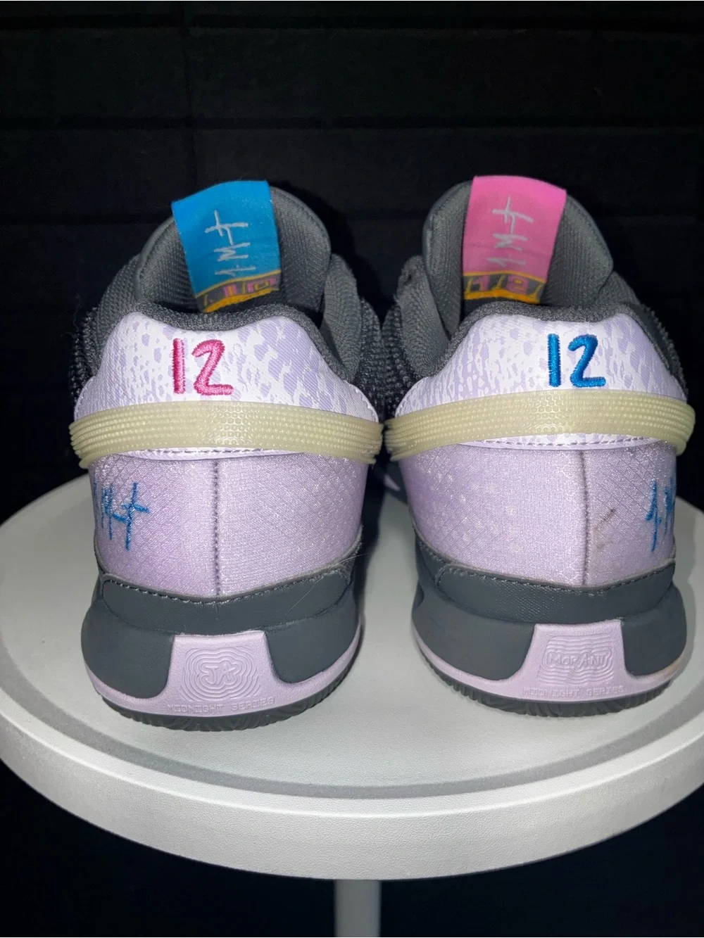 Nike Ja 1 personal touch basketball shoes gray pink blue men’s 8 women’s 9.5